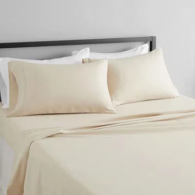 Hivvago Twin Ivory 100-percent Egyptian Cotton 1000 Thread Count 3-piece Sheet Set In Neutral