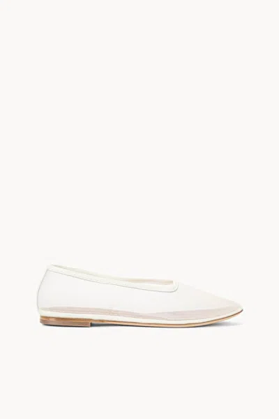 Staud Alba Mesh Ballet Flat In Paper Mesh