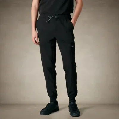 Members Only London Jogger Scrub Pants For Men In Black