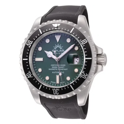 Solar Aqua Men's Deep Bay 45mm Watch In Black