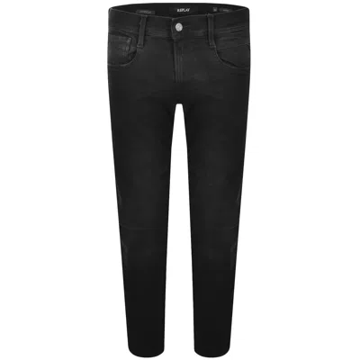 Replay Anbass Hyperflex Jeans Black