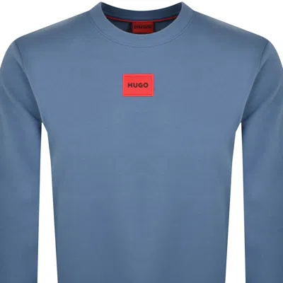 Hugo Boss Cotton-terry Regular-fit Sweatshirt With Logo Label In Multi