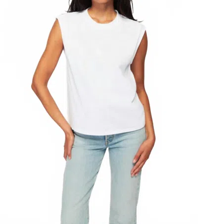 Nation Ltd Marina Muscle Top In Optic White