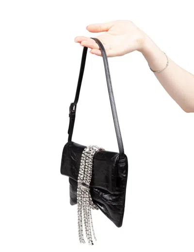 Jimmy Choo Clutch Bag In Metallic Leather With A Vintage Effect