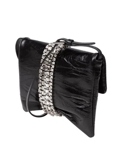 Jimmy Choo Clutch Bag In Metallic Leather With A Vintage Effect