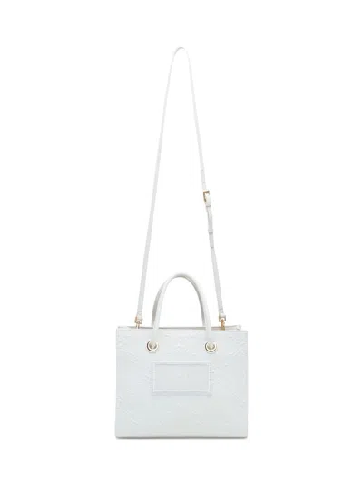 Elisabetta Franchi White Tote Rafia Bag