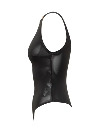 Elisabetta Franchi Jersey Bodysuit With Jewel Detailing