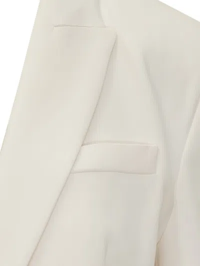 Pinko Single-breasted Blazer In White