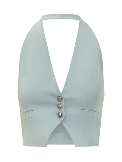 Pinko Moretta Vest In Blue