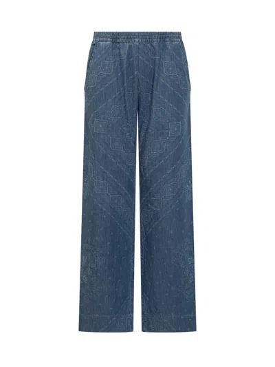 Pinko Namibia Straight Leg Jeans In Light Wash In Blue