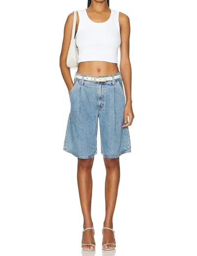 Agolde Ellis Trouser Short In Baffle