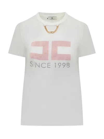 Elisabetta Franchi T-shirt In Neutral