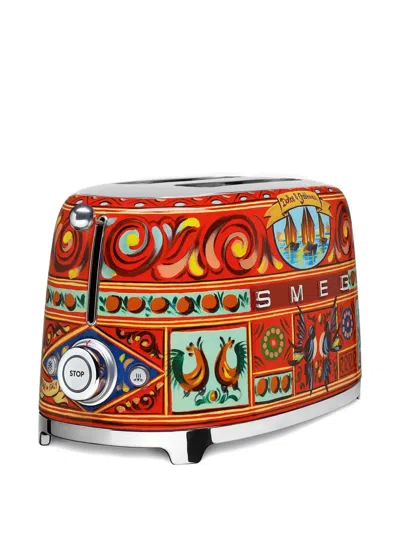 Dolce & Gabbana Casa X Smeg Sicily Is My Love Toaster (19.8cm X 31cm) In Multi