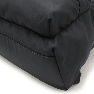 Pre-owned Balenciaga Black Navy White Nylon Canvas Backpack ()