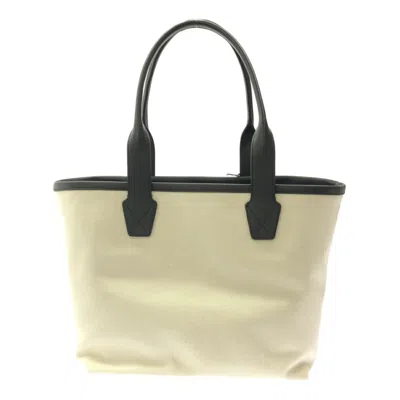 Pre-owned Balenciaga White Canvas Tote Bag ()