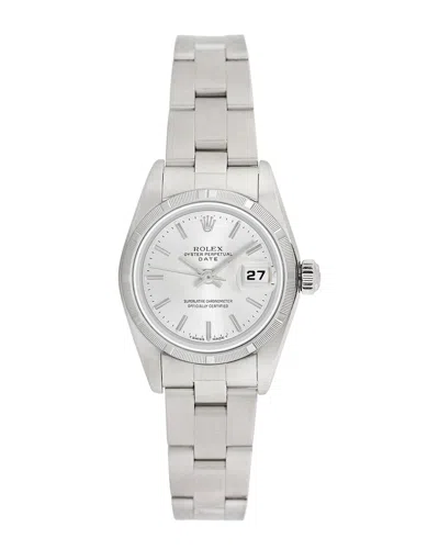 Heritage Rolex Rolex Women's Date Watch In Metallic