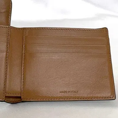 Pre-owned Celine Black Brown Pvc Leather Wallet (bi-fold) () In Multi