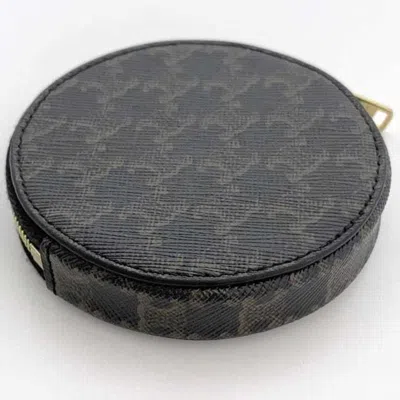 Pre-owned Celine Black Pvc Leather Coin Purse/coin Case ()