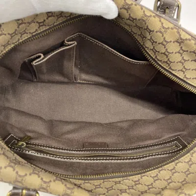Pre-owned Celine Brown Nylon Canvas Shoulder Bag ()