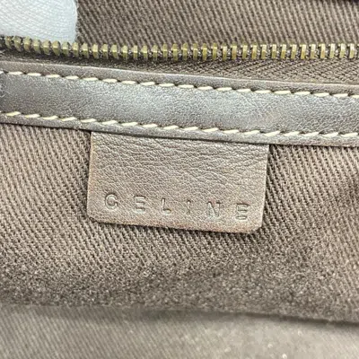 Pre-owned Celine Brown Nylon Canvas Shoulder Bag ()