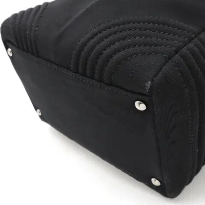 Pre-owned Chanel Black Cotton Shoulder Bag ()