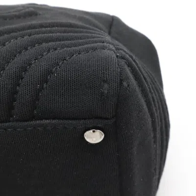 Pre-owned Chanel Black Cotton Shoulder Bag ()