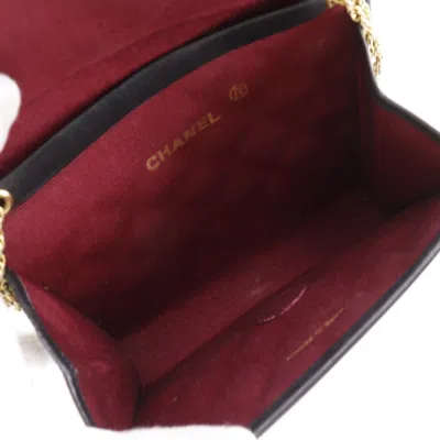 Pre-owned Chanel Black Leather Pochette Shoulder Bag ()