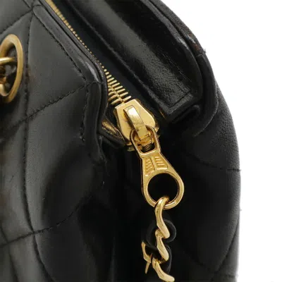 Pre-owned Chanel Black Leather Shoulder Bag Tote Bag ()