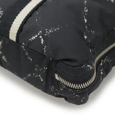 Pre-owned Chanel Travel Line Black Red Color Travel Line Nylon Handbag Tote Bag ()