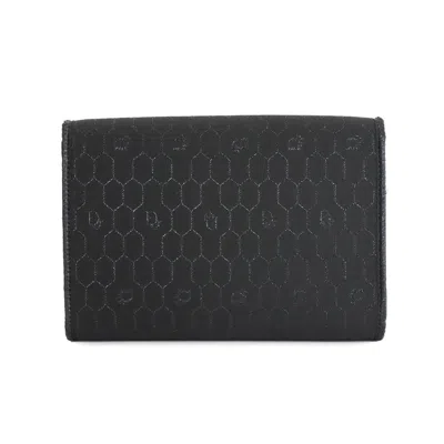 Pre-owned Dior Christian  Black Canvas Leather Clutch Bag Shoulder Bag ()