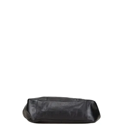 Pre-owned Coach Black Leather Shoulder Bag Tote Bag ()