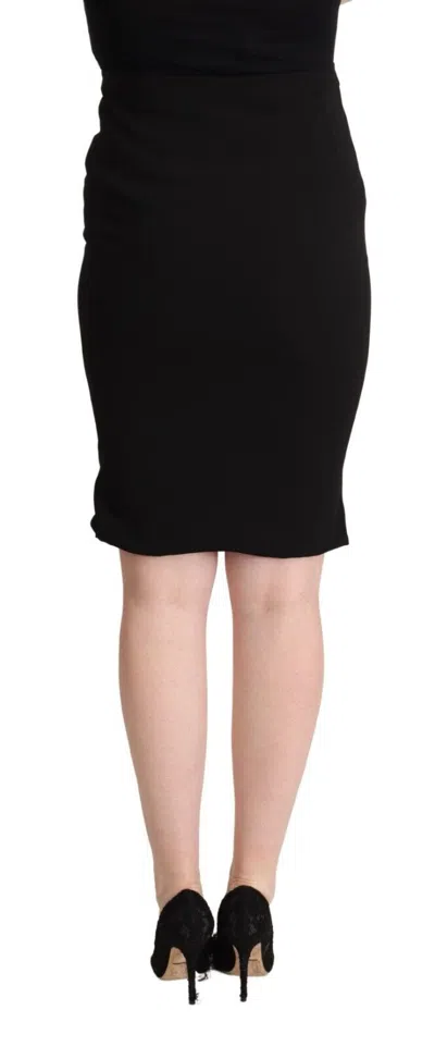 Dolce & Gabbana Chic High Waist Pencil Skirt In Women's Black