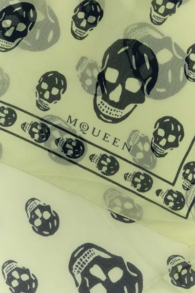 Alexander Mcqueen Scarves And Foulards In Green