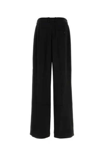 Balenciaga Oversized Tailored Trousers In Black