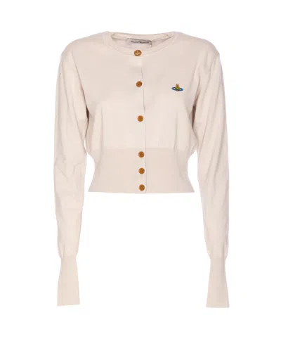 Vivienne Westwood Off-white Cashmere-blend Cardigan Women In Neutral