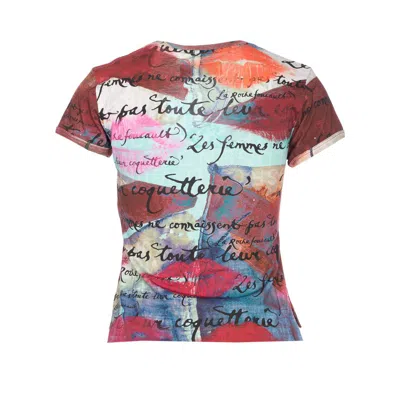 Vivienne Westwood Graphic Print Micro Lollo T-shirt In Multi