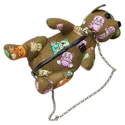 Pre-owned Dolce & Gabbana Khaki Multi-color Nylon Shoulder Bag ()