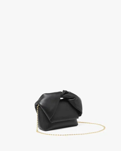 Jw Anderson J. W. Anderson Small Twister Crossbody - Leather - Black In Black