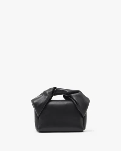 Jw Anderson J. W. Anderson Small Twister Crossbody - Leather - Black In Black