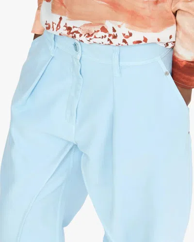 Jw Anderson Twisted Seam Trousers In Blue