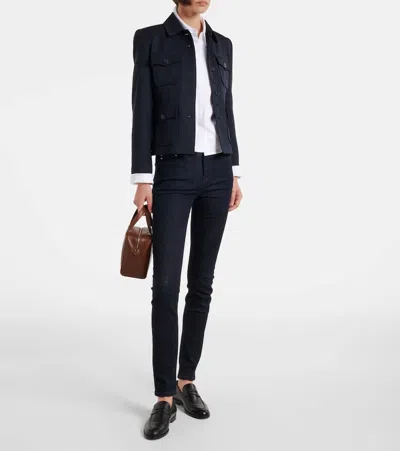Ag Geneva Mid-rise Skinny Jeans