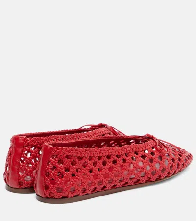 Le Monde Beryl Regency Woven Leather Ballet Flats
