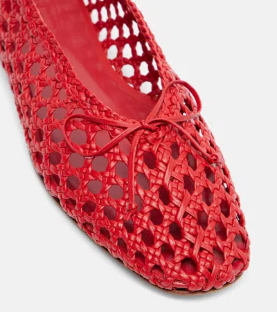 Le Monde Beryl Regency Woven Leather Ballet Flats