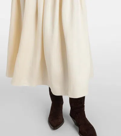 Gabriela Hearst Chiara Linen Midi Skirt