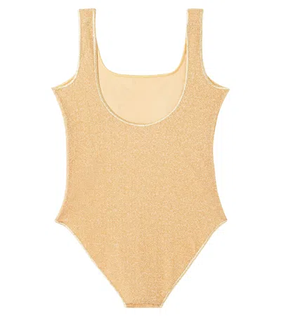Oseree Oséree Kids Lumière Swimsuit In Gold