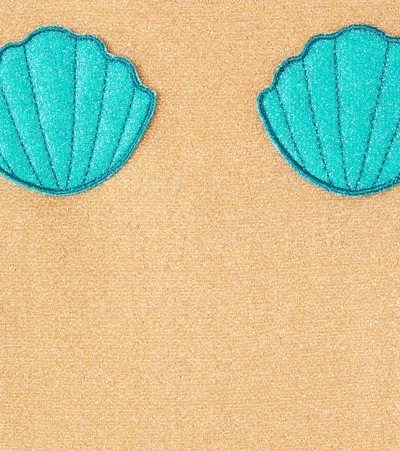 Oseree Oséree Kids Lumière Swimsuit In Gold