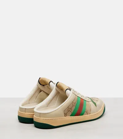 Gucci Screener Web Stripe Sneakers