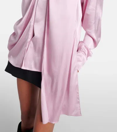 Acne Studios Scarf-detail Satin Blouse