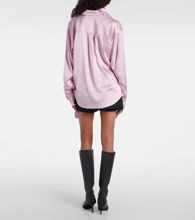 Acne Studios Scarf-detail Satin Blouse