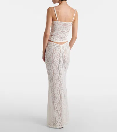 Bananhot Daisy Lace Maxi Skirt